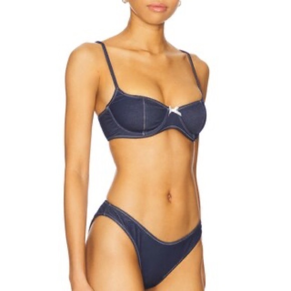 Lovers + Friends Nola indigo blue Bikini Set - Picture 3 of 11